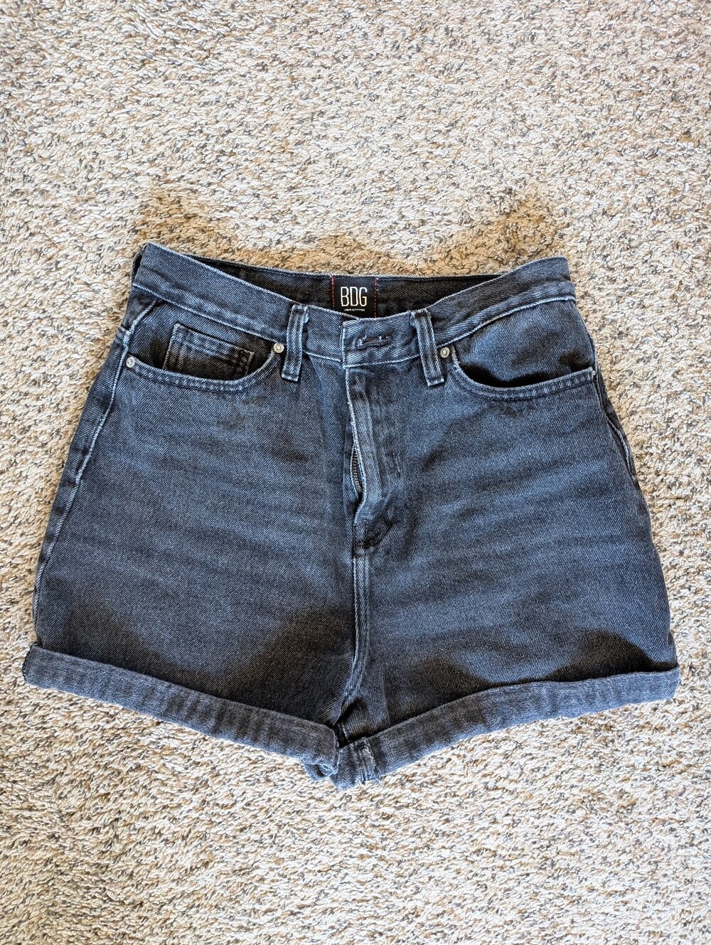 Black Mom High-Rise Shorts - BDG - 29